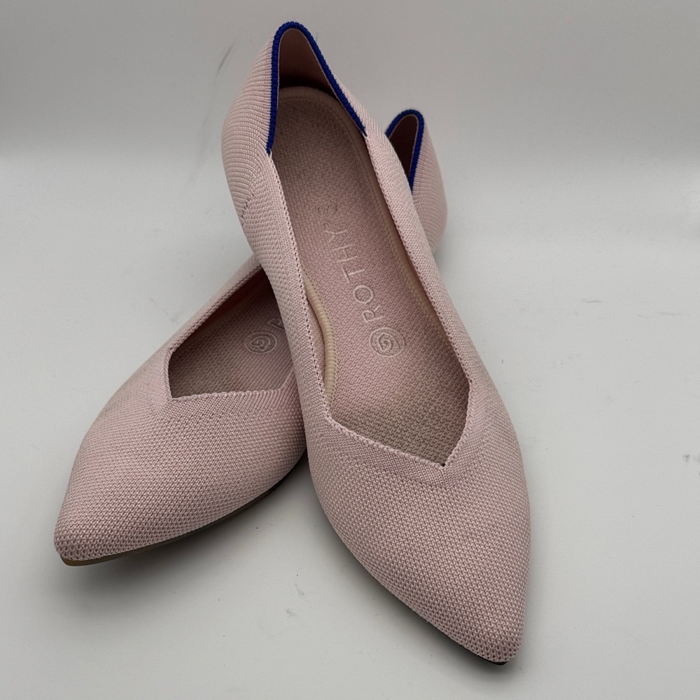 Rothy's Soft Pink Pointed Flats‎